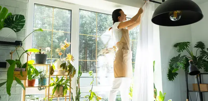 Installation of curtain rods
