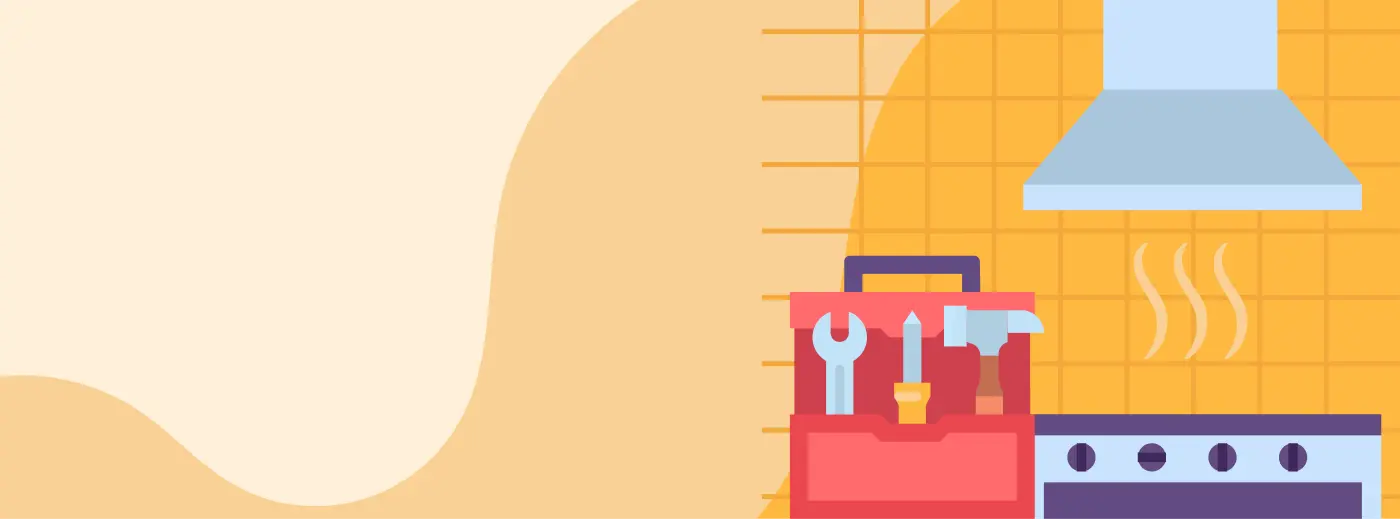 Pose de hotte aspirante