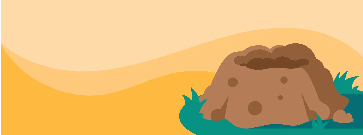 Removal of molehills