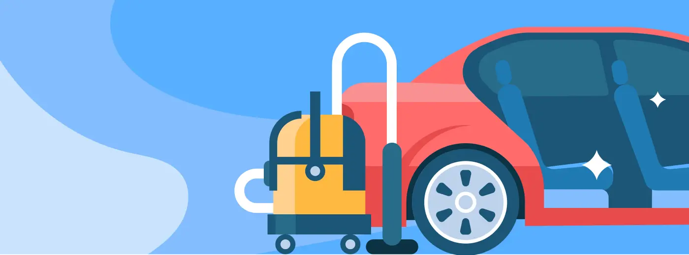 Limpeza do interior do automóvel