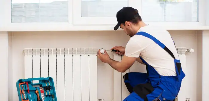 Installazione di un radiatore elettrico